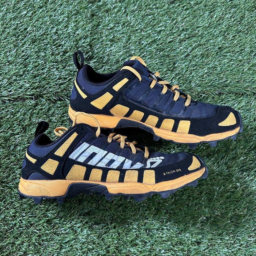 Inov-8 X-Talon 212 Black/Yellow Trail Running Shoes Women's Size 5.5
